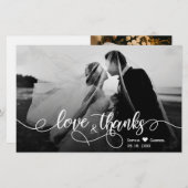 Budget Love and Bedankt Weddenschap Dankuwel papie (Voorkant / Achterkant)