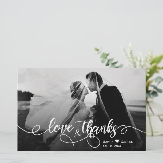 Budget Love and Bedankt Weddenschap Dankuwel papie (Staand voorkant)