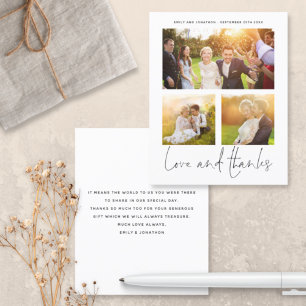 BUDGET Love Bedankt 3 Foto's Weddenschap Bedankt