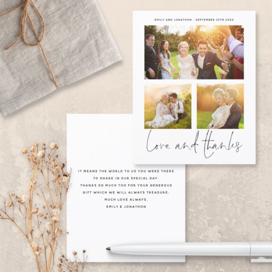 BUDGET Love Bedankt 3 Foto's Weddenschap Bedankt