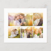 Budget Love Bedankt 5 Foto's Wedding Bedankt (Achterkant)