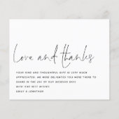 Budget Love Bedankt 5 Foto's Wedding Bedankt (Voorkant)