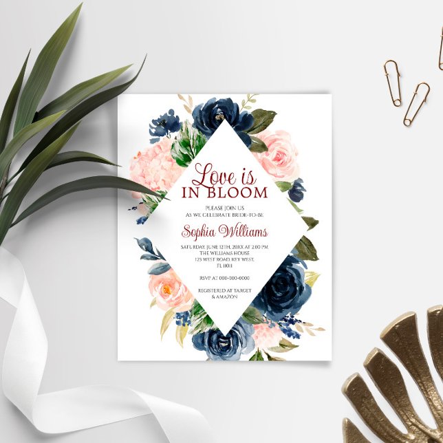 Budget Love is in Bloom Bridal Shower Invitation (Creator heeft geüpload)