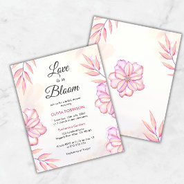 Budget Love is in Bloom Bridal Shower Invitation