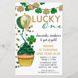 Budget Lucky One St Patrick verjaardagsuitnodiging
