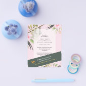 BUDGET LUIAARD Huwelijks UITNODIGINGEN Flyer (Enkel)