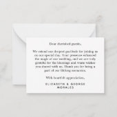 Budget Lush Eucalyptus groen dank u Notitiekaartje (Achterkant)