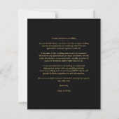 Budget Luxury Faux Golden Fancy Calligraphy Photo (Achterkant)