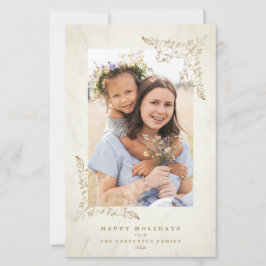 Budget Luxury Lace Flourish Chic Golden Kerstmis