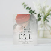 Budget Luxury Moderne Transparency Wedding Foto (Staand voorkant)