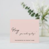 Budget maakte mijn dag kleine zakelijke bestelling (Staand voorkant)