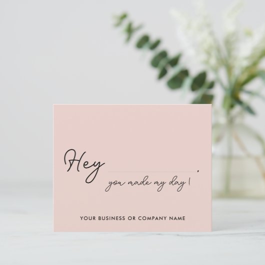 Budget maakte mijn dag kleine zakelijke bestelling (Staand voorkant)