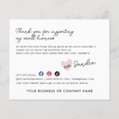 Budget maakte mijn dag kleine zakelijke bestelling (Achterkant)