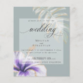 Budget Maar Mooi Bruiloft Violet Hibiscus (Voorkant)