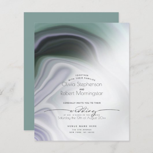 Budget, maar mooi Lila puistje (Voorkant / Achterkant)