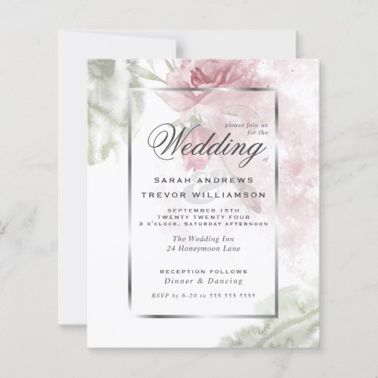 Budget maar Mooie Landelijke Roze Rozen (Voorkant)