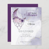 Budget Maar Mooie Rustieke Halvemaan Paars (Voorkant / Achterkant)