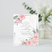 Budget maar mooie rustieke roze rozen (Staand voorkant)