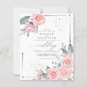 Budget maar mooie rustieke roze rozen (Voorkant)