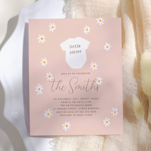 Budget Madeliefje Bloem Boho Kleine Zus Baby Showe