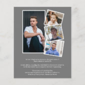 BUDGET Magazine omslag Guy Grad-aankondiging Flyer (Achterkant)