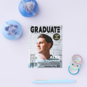 BUDGET Magazine omslag stijl Guy Grad aankondiging Flyer (Enkel)