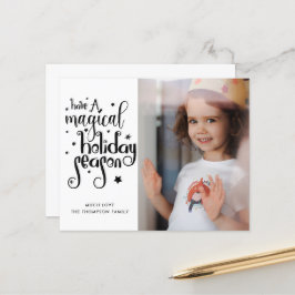 Budget Magical Holiday Seizoen Foto Kerstmis