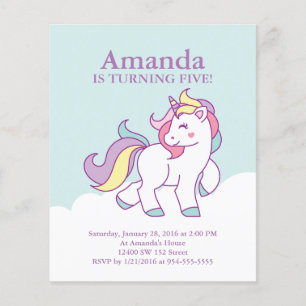 Budget Magische Unicorn Pastel GIRL Birthday