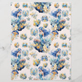 Budget Magische Zeemeermin Verjaardagsfeest Flyer (Achterkant)