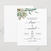 Budget Magnolia Eucalyptus Weddenschap (Voorkant / Achterkant)