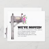 Budget Mailbox Floral New Home Moving Announge (Voorkant / Achterkant)