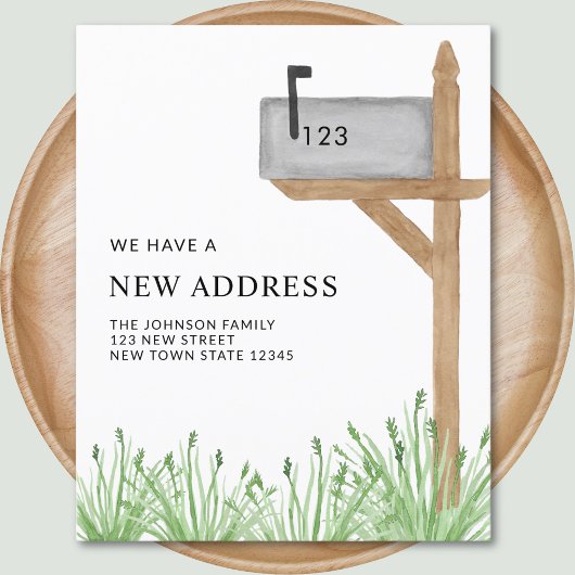 Budget Mailbox Nieuw Adres Verhuisaankondiging