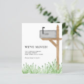 Budget Mailbox We hebben verhuisaankondiging (Staand voorkant)