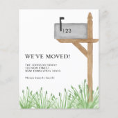 Budget Mailbox We hebben verhuisaankondiging (Voorkant)