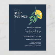 Budget Main Squeeze Blue Lemon Citrus Shower