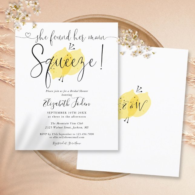 Budget Main Squeeze Lemon Bridal Shower (Creator heeft geüpload)