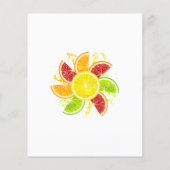 Budget Main Squeeze Lemon Bridal Shower Flyer (Achterkant)