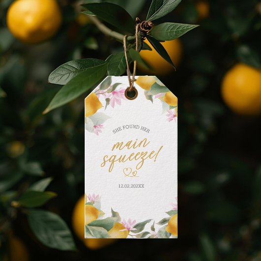 Budget Main Squeeze Lemon Wreath Bridal Shower Cadeaulabel