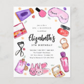 Budget Make-up Meisjes Slumber Sleepover Spa Verja (Voorkant)