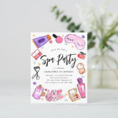 Budget Make-up Pyjama Meisjes Slumber Spa Verjaard (Staand voorkant)