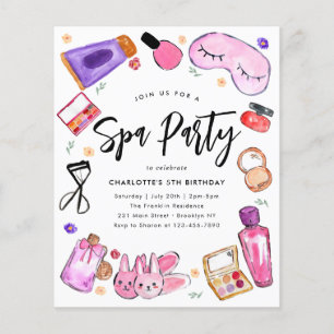 Budget Make-up Pyjama Meisjes Slumber Spa Verjaard