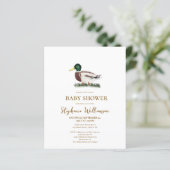 Budget Mallard Duck Baby shower (Staand voorkant)