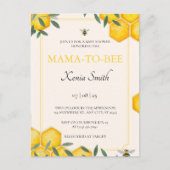 Budget Mama-to-bee baby shower-uitnodiging Aankondigingskaart (Voorkant)