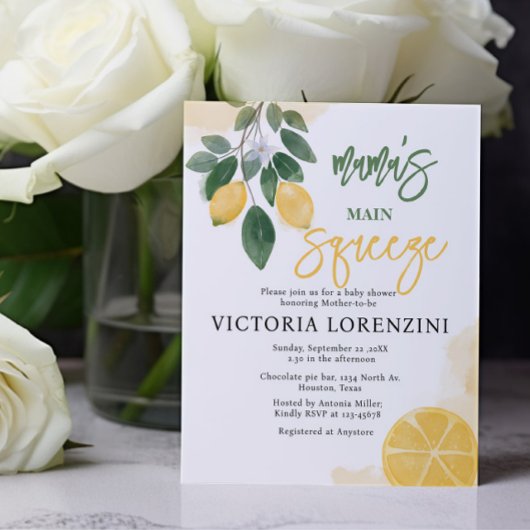 Budget Mama's belangrijkste squeeze Baby shower ui