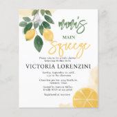 Budget Mama's belangrijkste squeeze Baby shower ui (Voorkant)