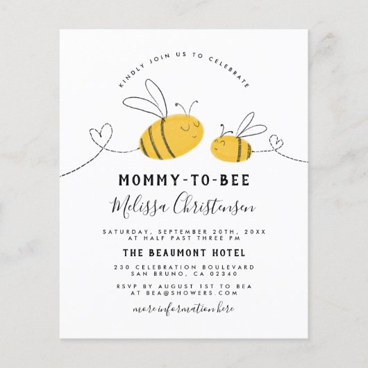 Budget mammie om Baby shower te worden (Voorkant)