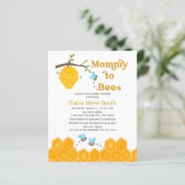 Budget mammie om Baby shower uit te nodigen (Staand voorkant)