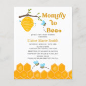 Budget mammie om Baby shower uit te nodigen (Voorkant)