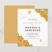 Budget mammie om Baby shower uit te nodigen (Voorkant / Achterkant)