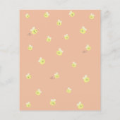 Budget mammie om Baby shower uit te nodigen (Achterkant)